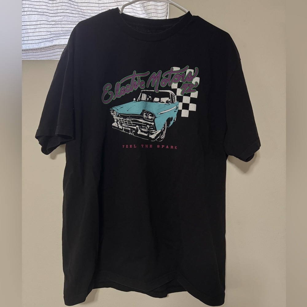 Electric Motors Black Graphic Tee